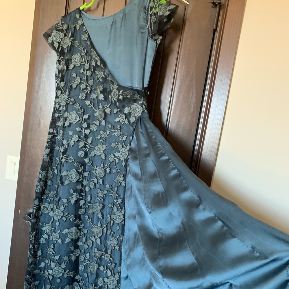 Jacket style Indian gown